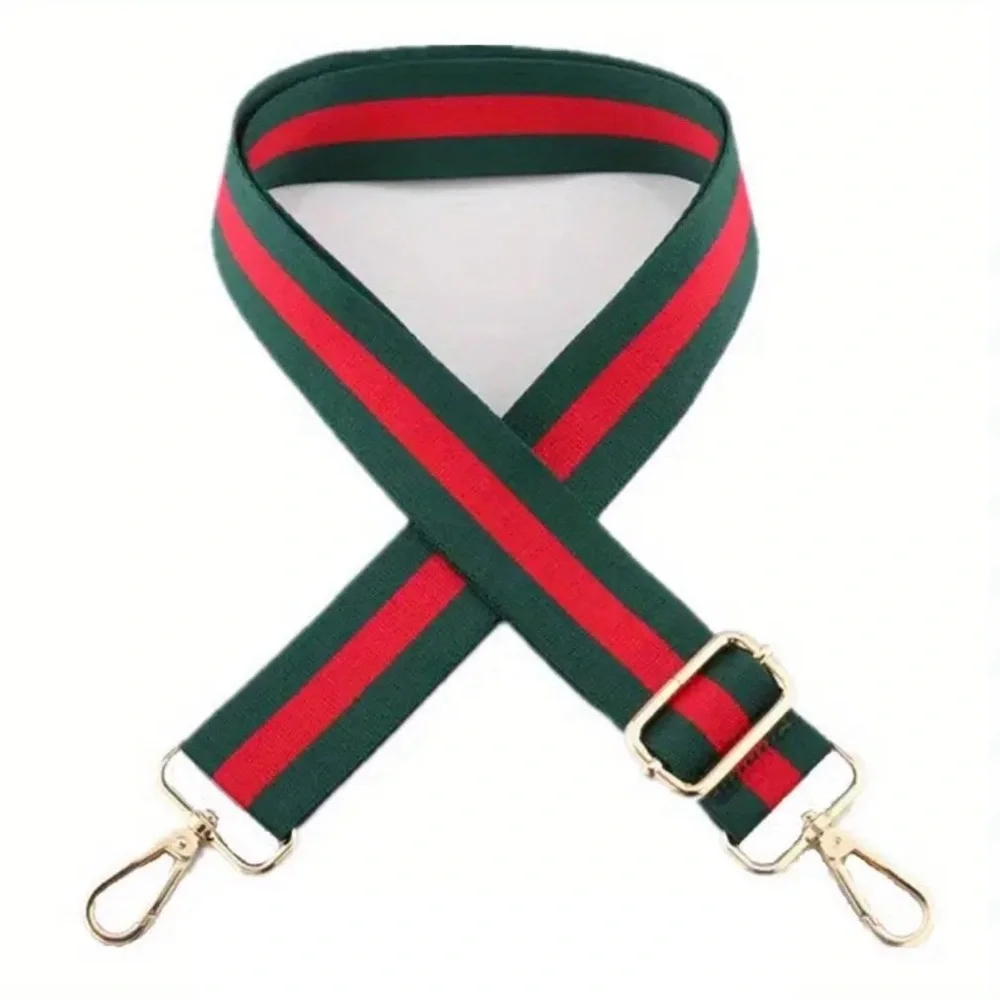 GOLD BUCKLE❤️💚Unbranded Wide Adjustable Purse Strap - Picture 1 of 6